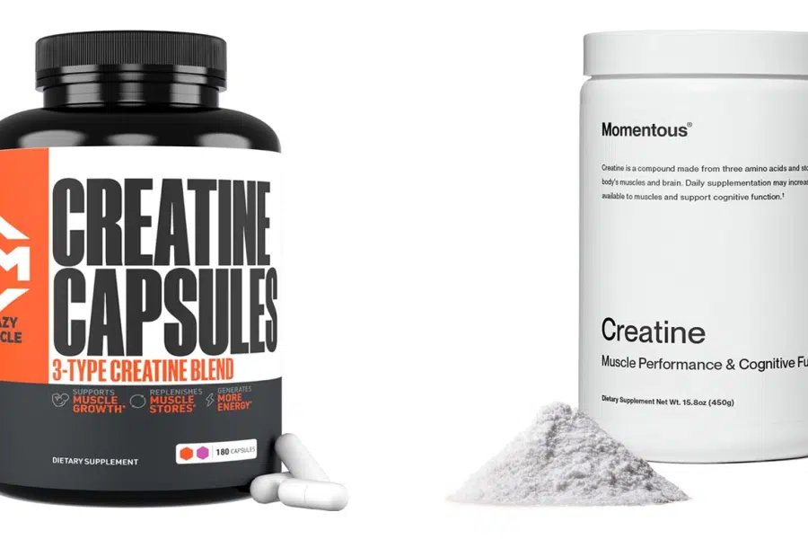 Crazy Muscle Three-Atine vs Momentous Creatine Monohydrate